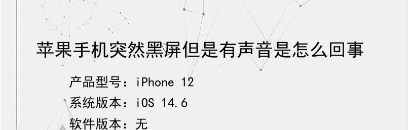 手机黑屏打不开怎么办（故障排查与解决办法）