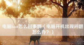 一键修复笔记本电脑boot（如何使用一键修复功能解决笔记本电脑启动问题）