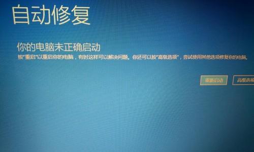 电脑蓝屏无法正常启动恢复方法（快速解决电脑蓝屏无法正常启动的问题）