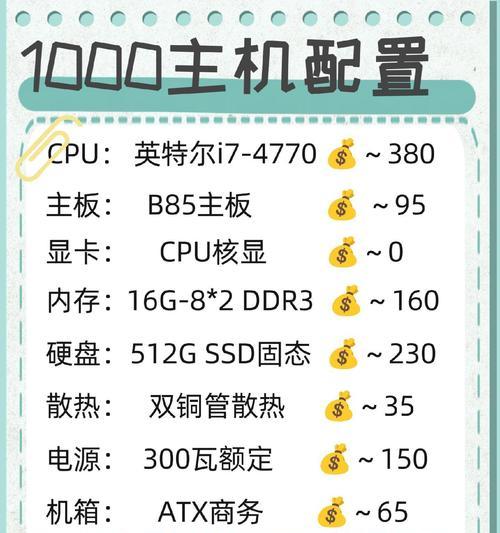 电脑配置cpu和显卡怎么选？性能匹配的建议是什么？